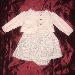 Dress set with little cardigan